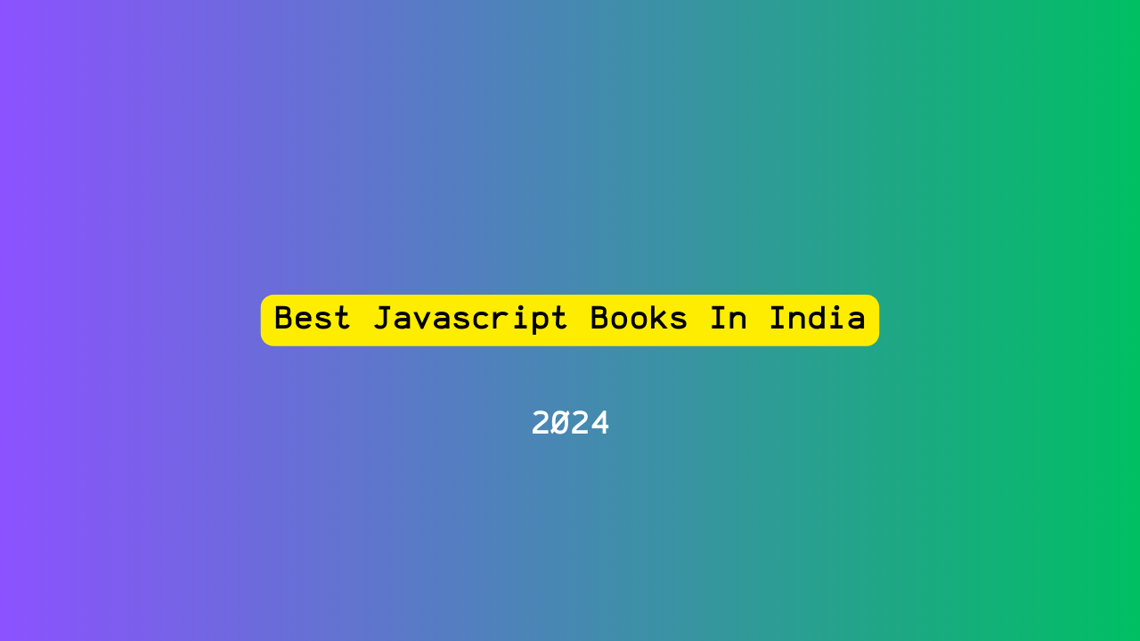 Best javascript book online in India 